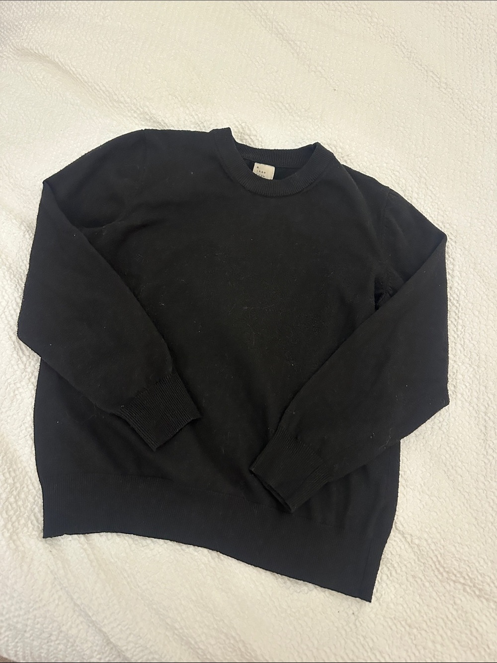 a new day Black Crewneck Men's Sweater